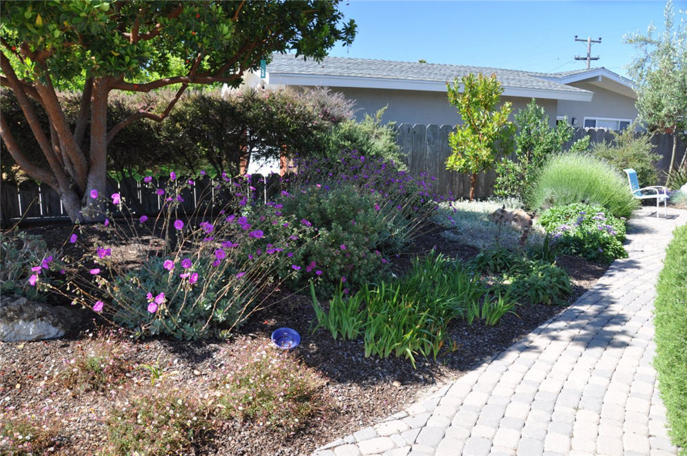 Interlocked Pavers Through the Garden